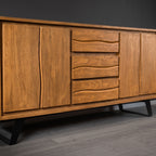 BS16 - Solid Acacia on Metal Legs Buffet