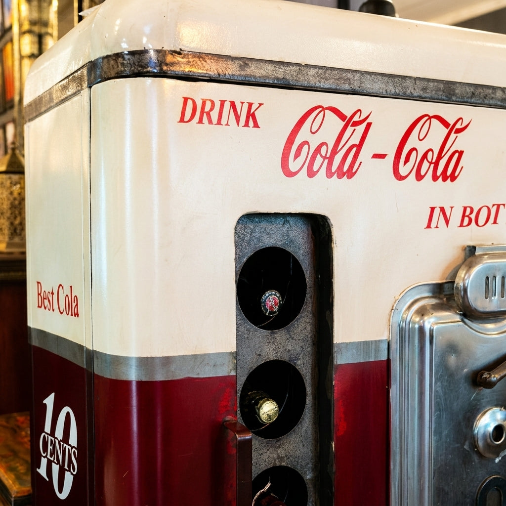 BC12 - Retro Style Coca-Cola Wine Rack Bar