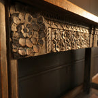 WS52 - Reclaimed Wood Antique Carving Console Table