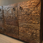 BS20 - Reclaimed Wood Antique Tile Buffet