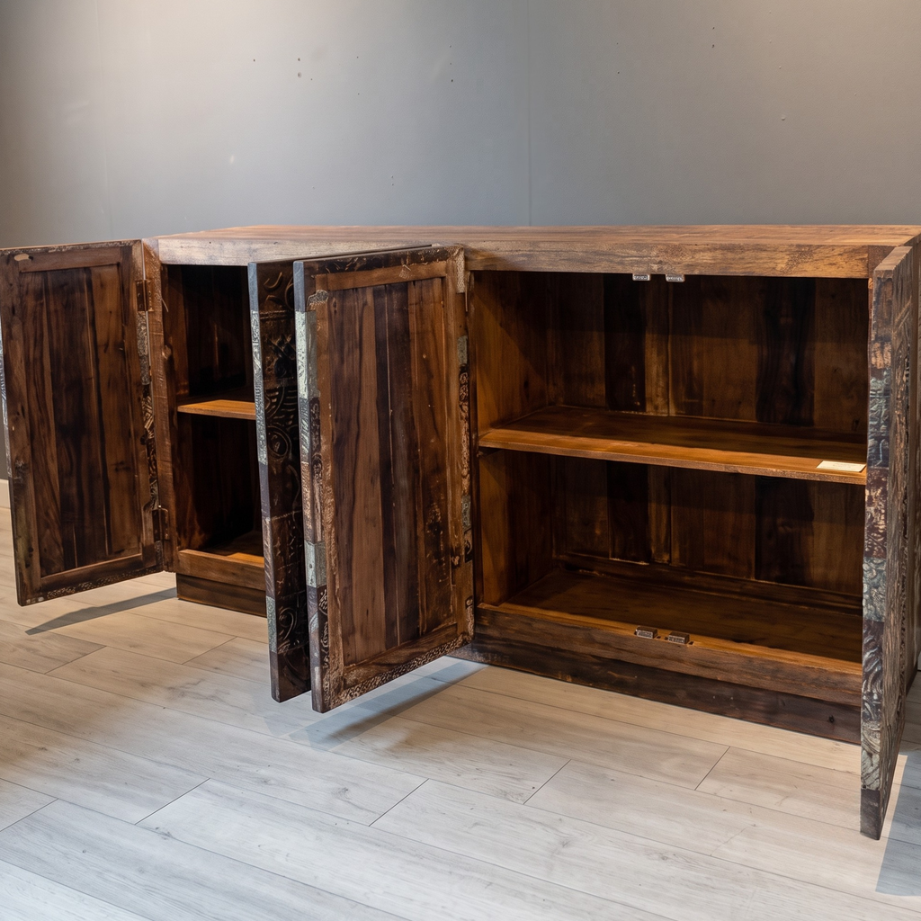 BS20 - Reclaimed Wood Antique Tile Buffet