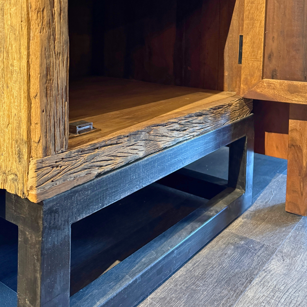 WS125 - Reclaimed Wood Sleeper Armoire