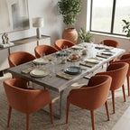DT10 - Solid Acacia Live Edge Dining Table