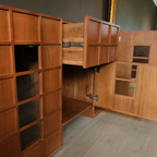 BS07 - Solid Acacia with Glass Buffet