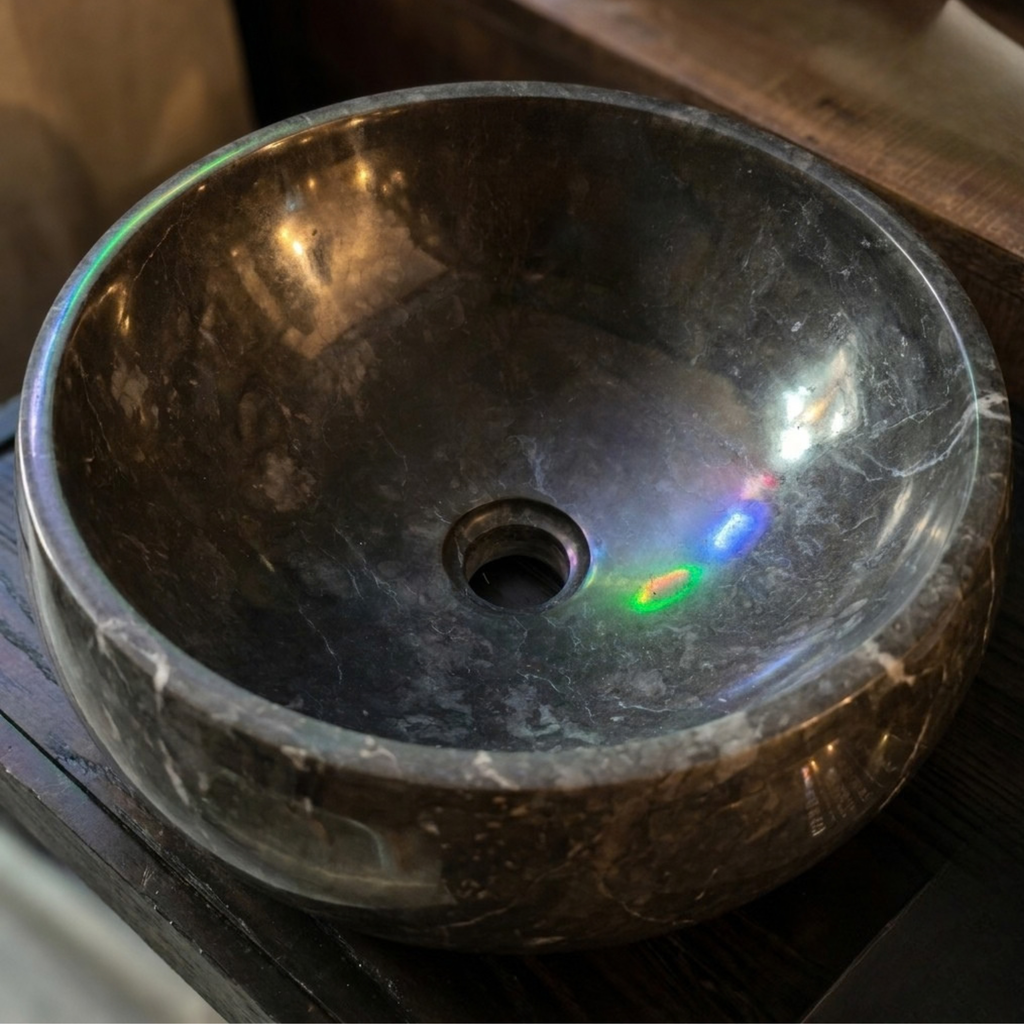 WS41S2 - Black Marble Sink