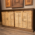 BS10 - Reclaimed Wood Shutter Style Buffet