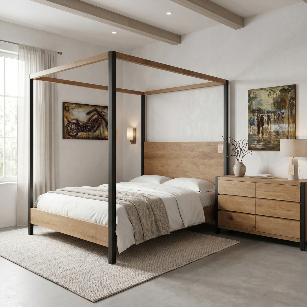 LH76 - Canopy King Bed