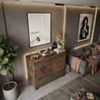 CA01 - Reclaimed Wood Antique Tile Fitted Cabinet