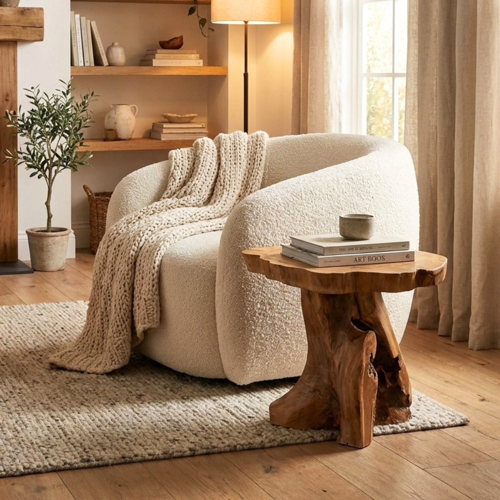 WS221 - Teak Root Side Table/Stool