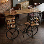 BC15 - Reclaimed Wood Bicycle Bar
