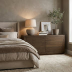 LH88 - Solid Acacia 6 Drawer Dresser