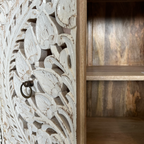 CA03 - Reclaimed Wood Painted Cabinet