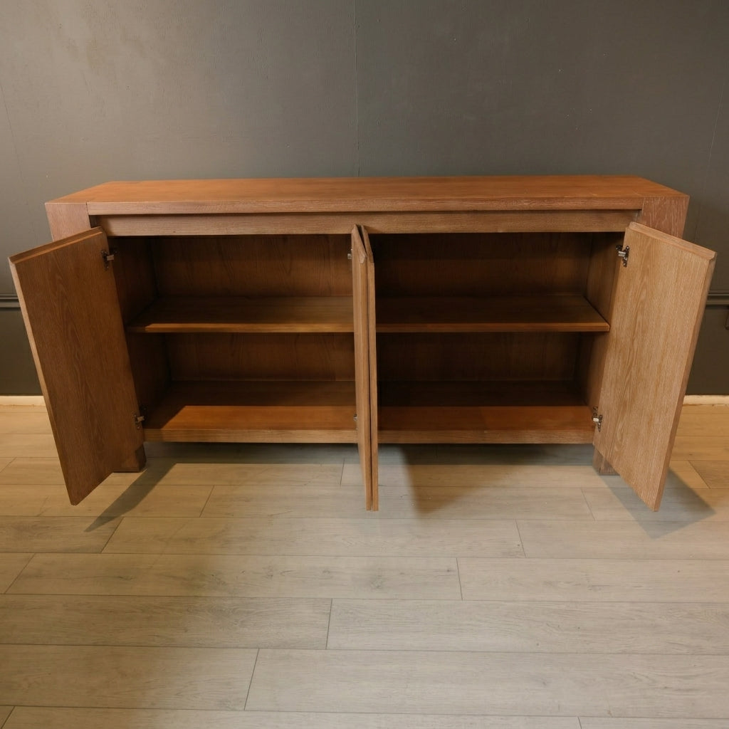 BS09 - Solid Acacia & Metal Base Buffet