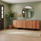 BS24 - Solid Acacia Engraved Buffet