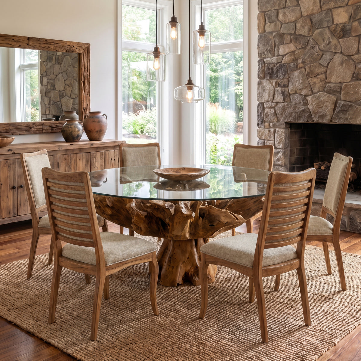 DT02 - Teak Root Dining Table