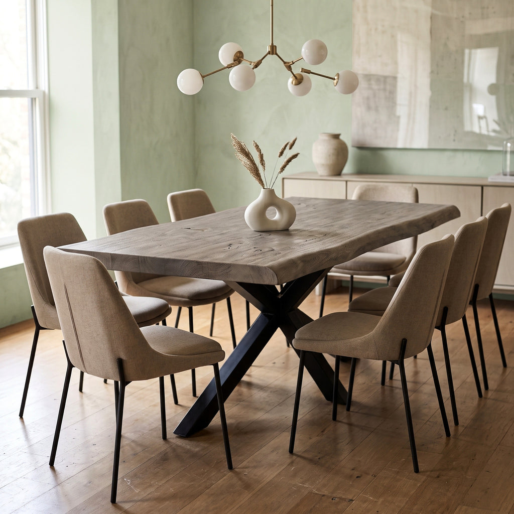 DT01 - Solid Acacia Live Edge Dining Table