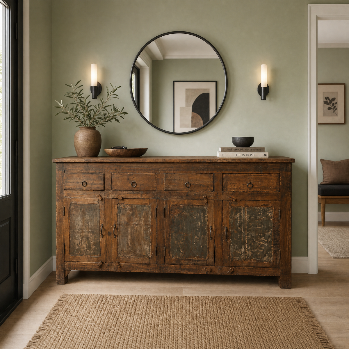 BS25 - Reclaimed Wood and Metal Buffet