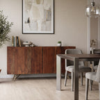 BS09 - Solid Acacia & Metal Base Buffet