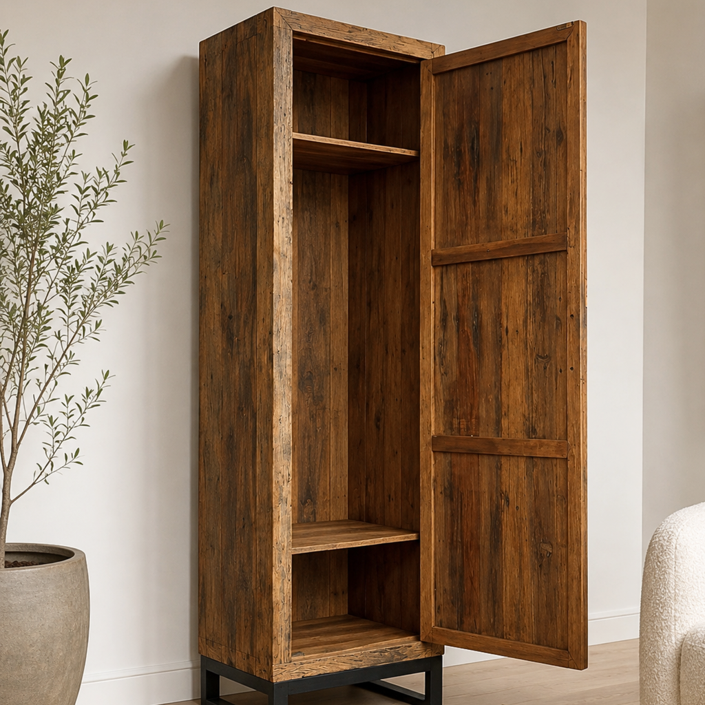WS125 - Reclaimed Wood Sleeper Armoire