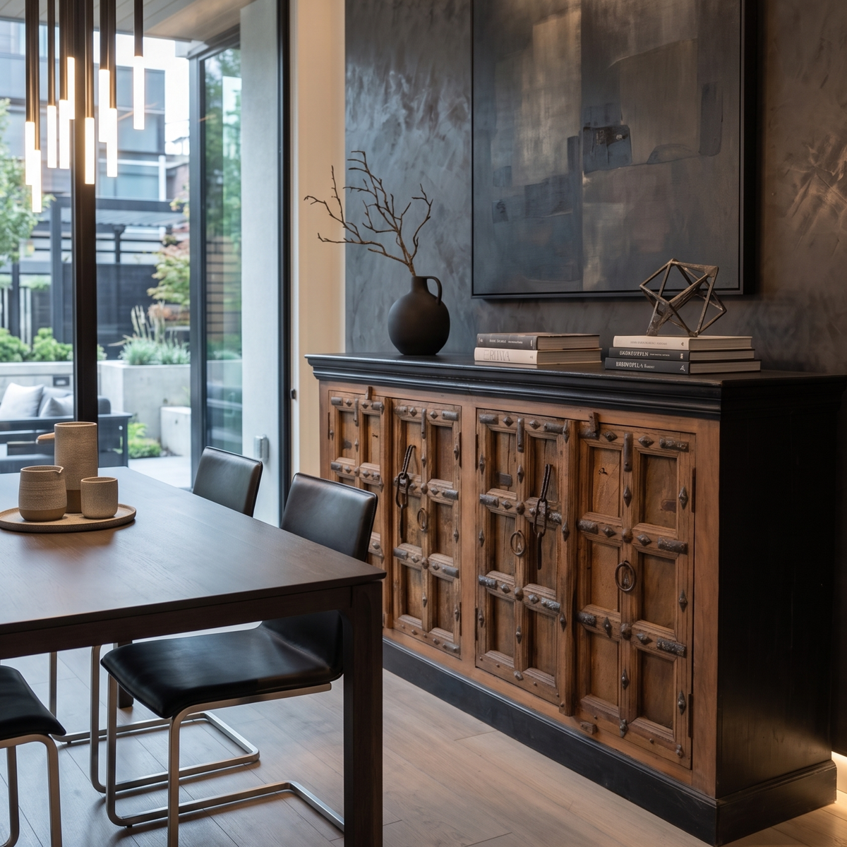 BS23 - Solid Wood Antique Buffet