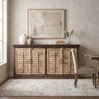 BS10 - Reclaimed Wood Shutter Style Buffet