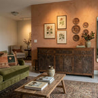 BS03 - Reclaimed Wood Antique Tile Buffet