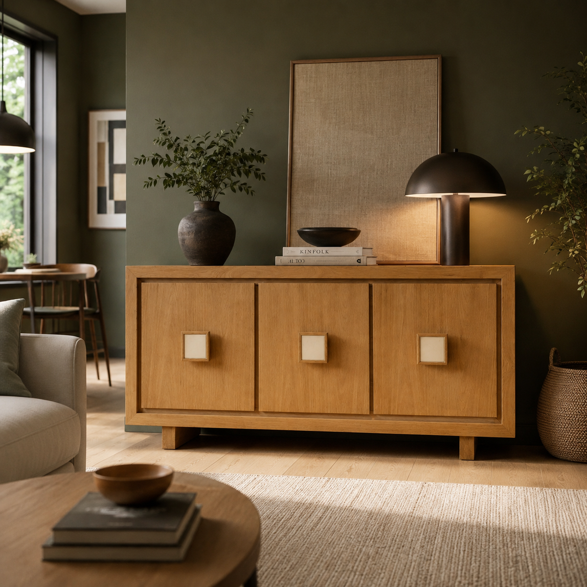 BS14 - Solid Wood Tile Fitted Buffet