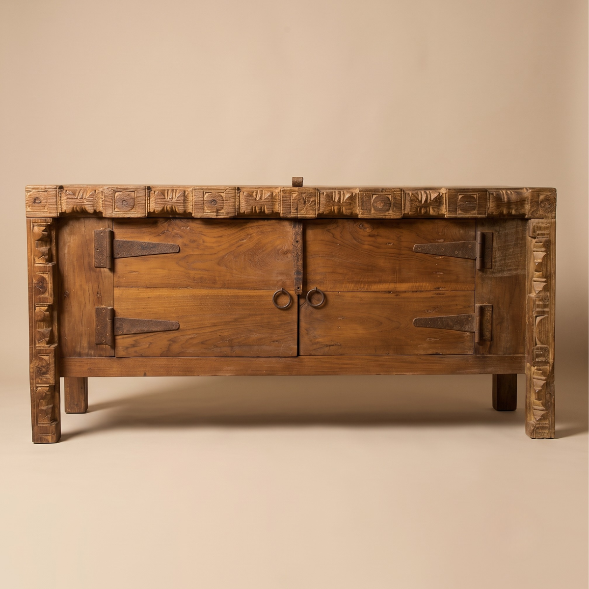 BS15 - Reclaimed Wood Antique Panel Buffet