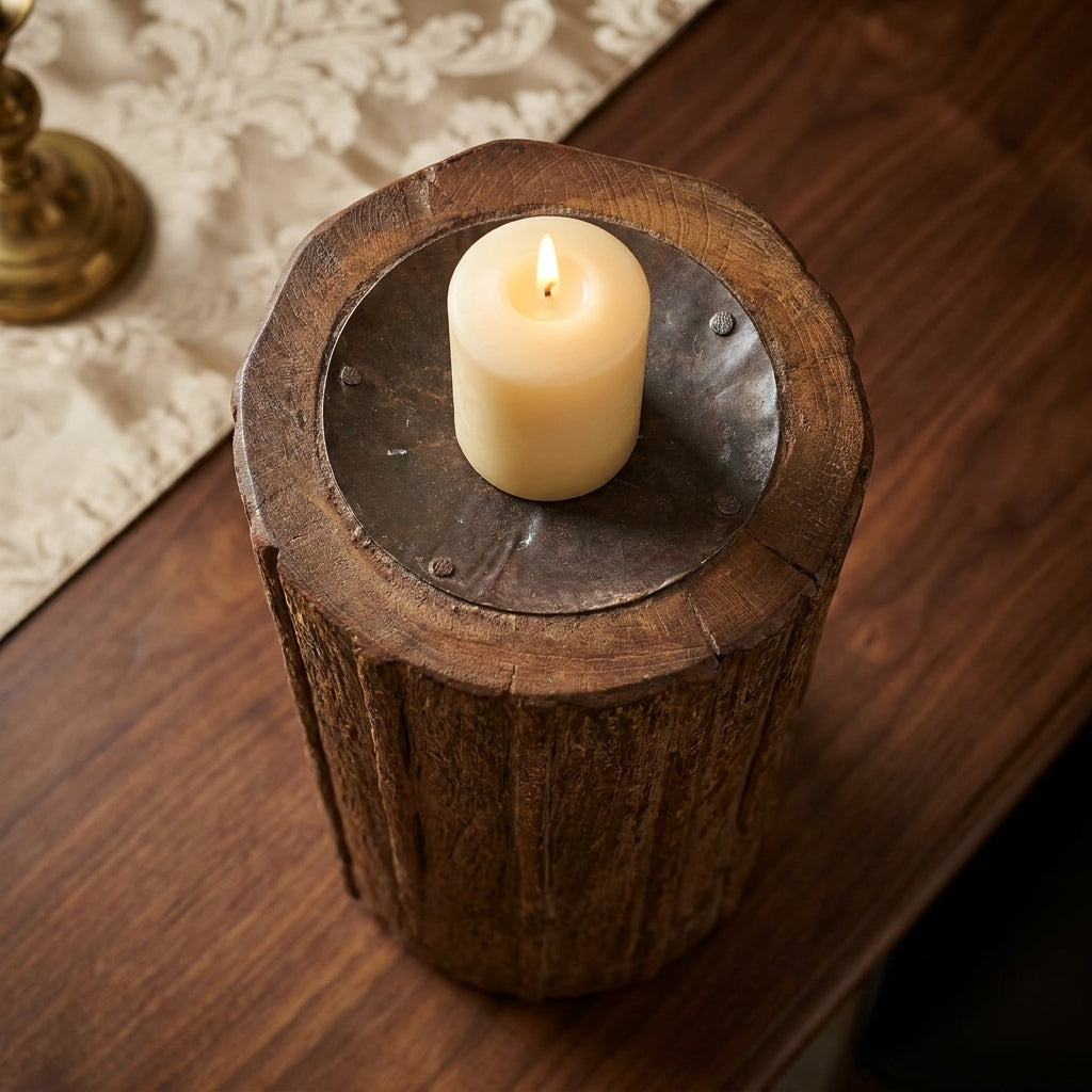 CS19 - Antique Column Candle Holder