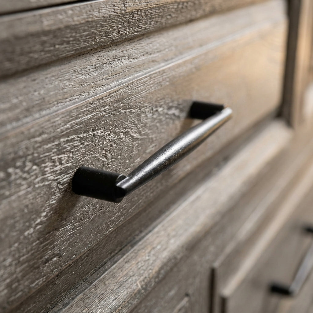 DR01 - Rustic Grey Wash Dresser
