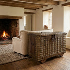 KS01 - Antique Brass Fitted Storage Chest