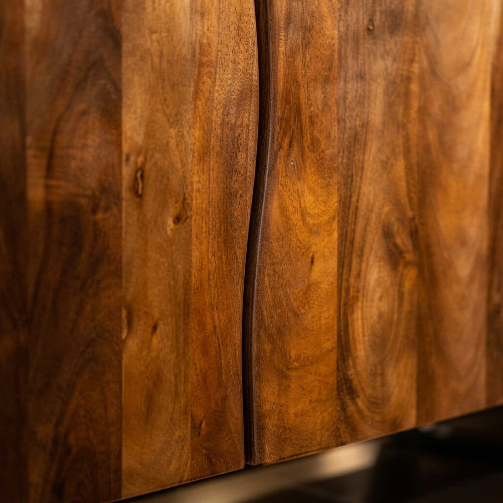 LH22 - Solid Acacia Live Edge TV Stand