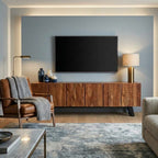 LH22 - Solid Acacia Live Edge TV Stand
