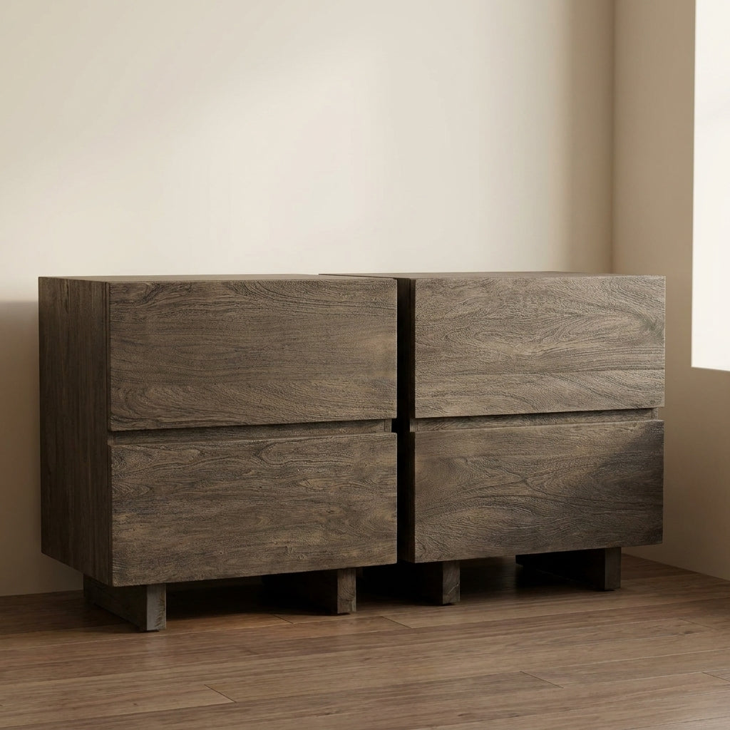 LH24NS - Solid Acacia Night Stand