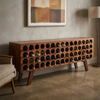 BC02 - Solid Acacia 60 Wine Holders