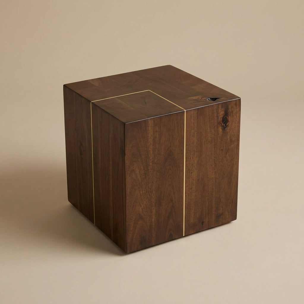 LH67 - Solid Acacia with Brass