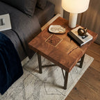LH68 - Solid Acacia Brass Fitted