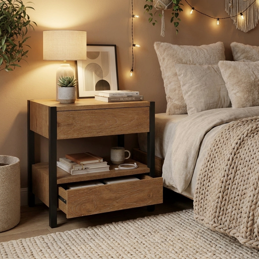 LH75 - Solid Wood Night Stand