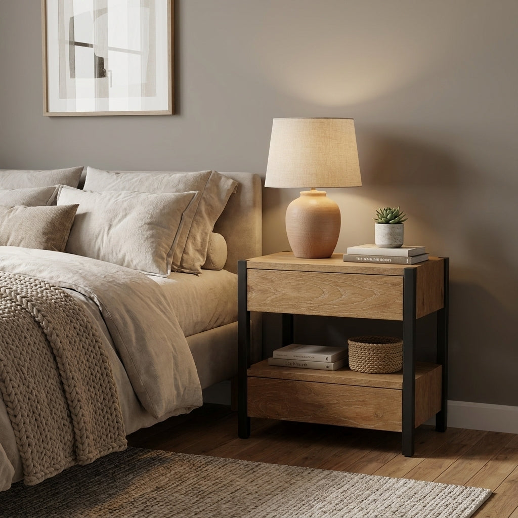 LH75 - Solid Wood Night Stand