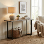 W033G - Solid Acacia Live Edge Console Table