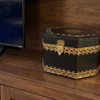 WB4 - Ornate Black Wooden Box
