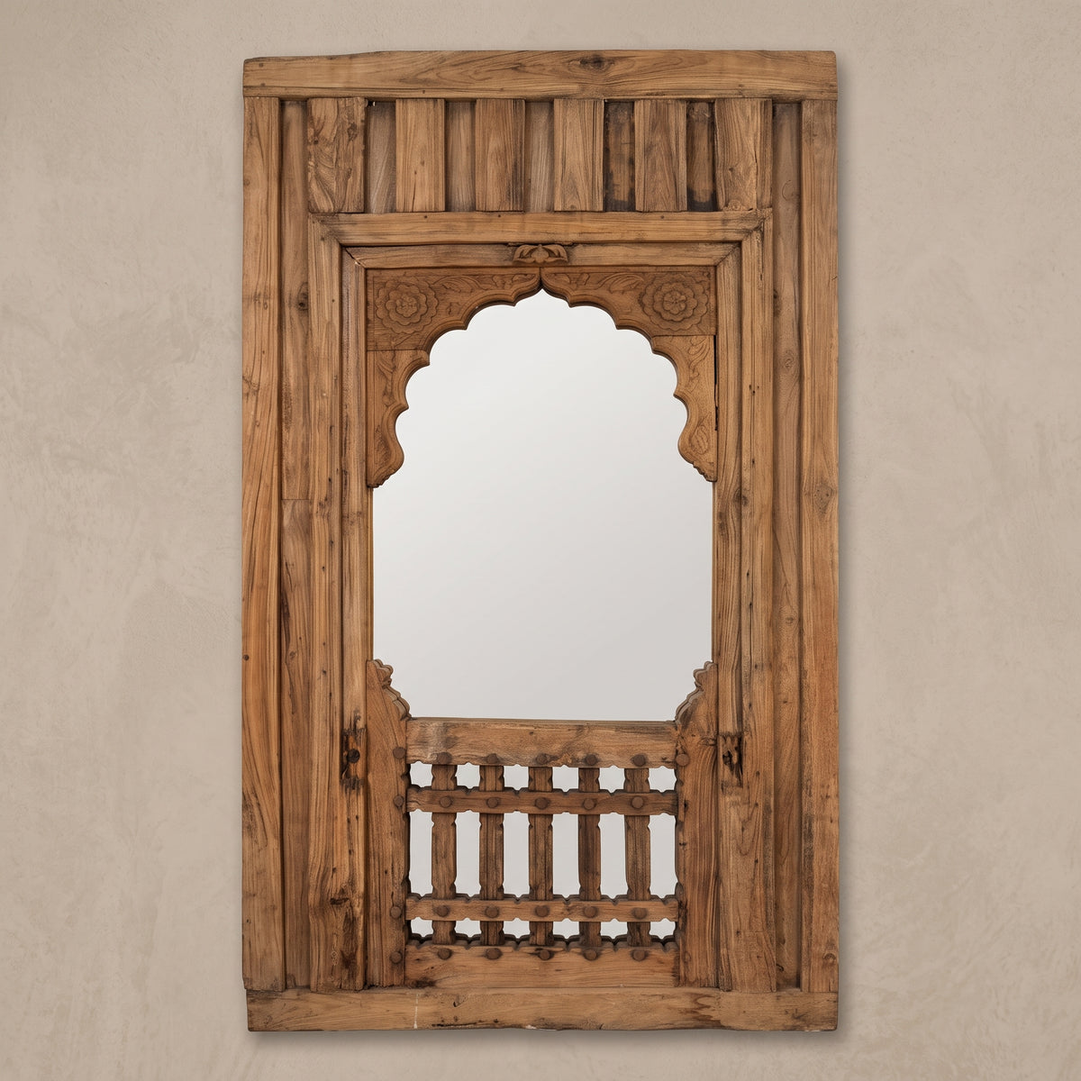 UNM01 - Reclaimed Window Framed Mirror 64_ x 36_1