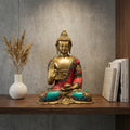 S19 - Buddha Statue Brass Fitted