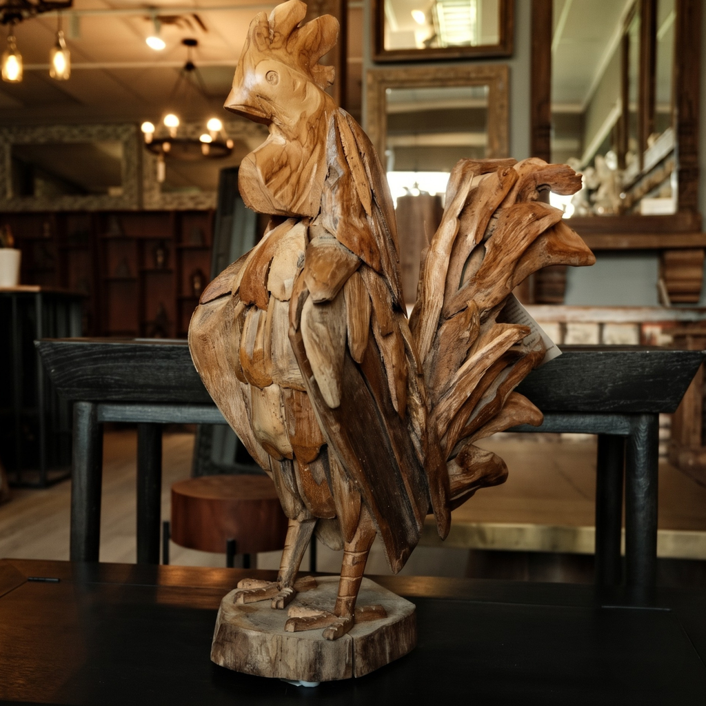 S29 - Sculpture Roaster Teak Root