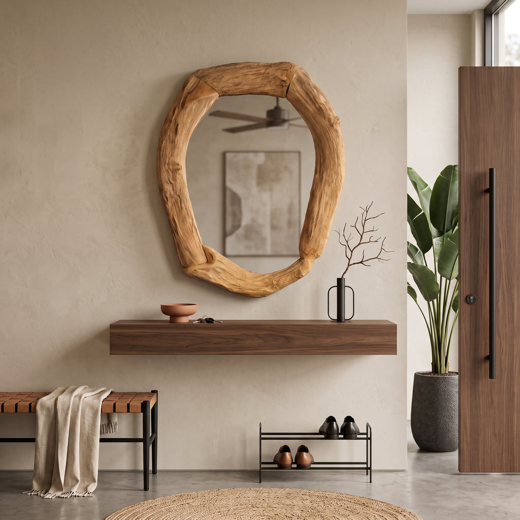 BBN 13-5 - Teak Root Mirror 31_x23_
