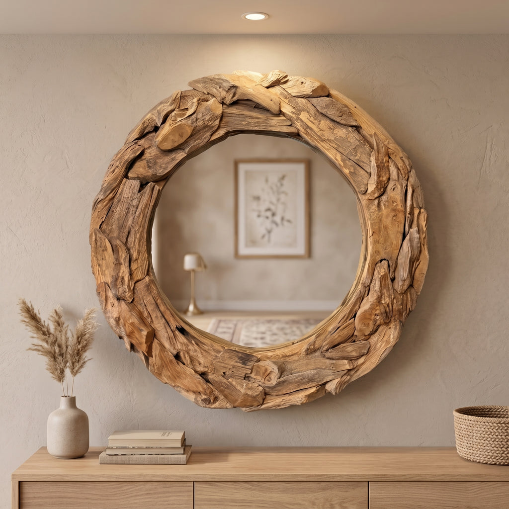 WS027 - Teak Root - Mirror 48_x48_