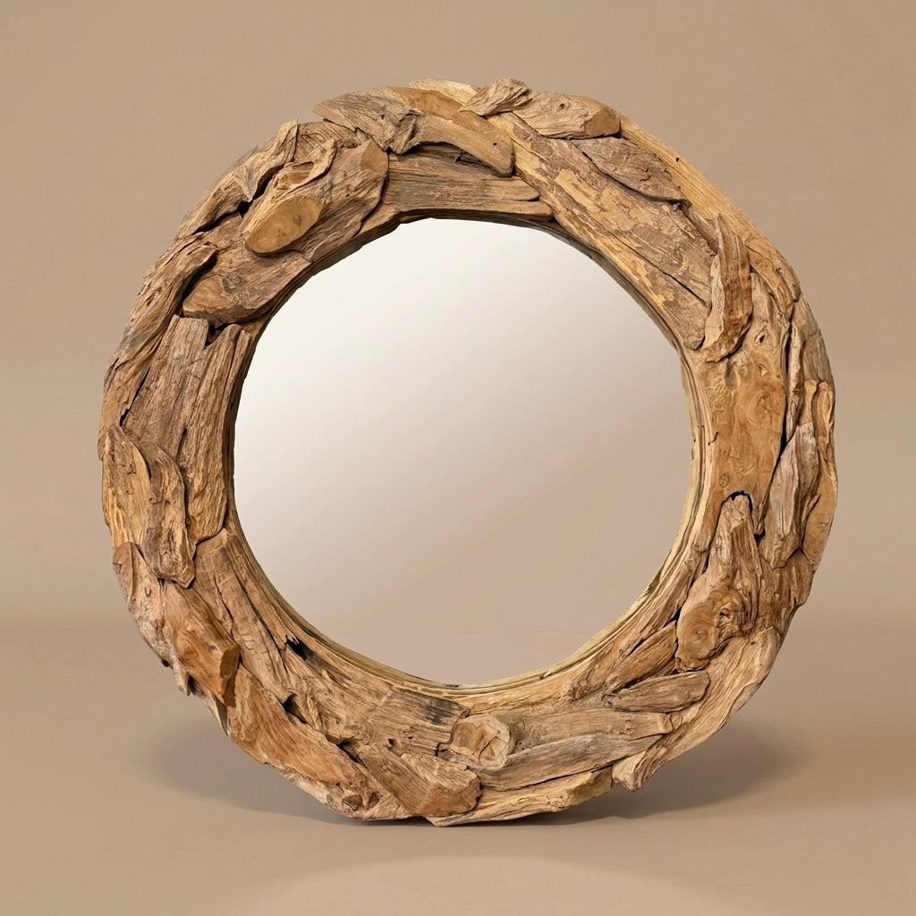 WS027 - Teak Root - Mirror 48_x48_