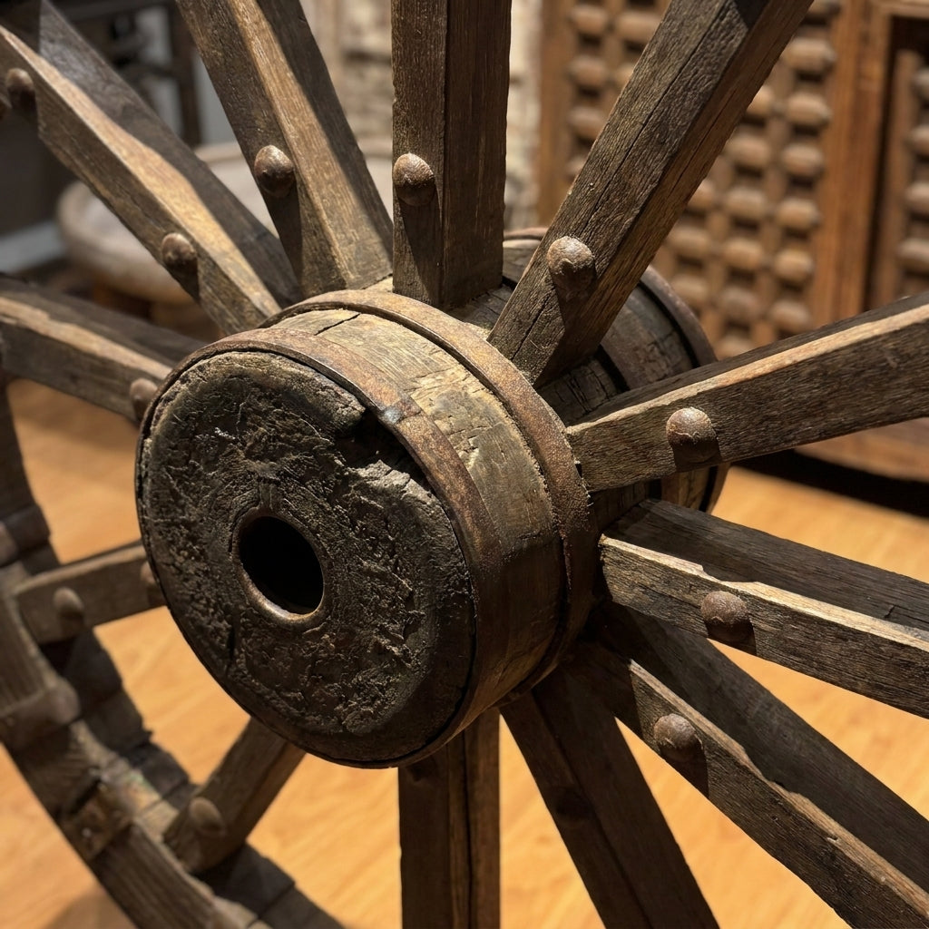 UF30 - Antique Cart Wheel