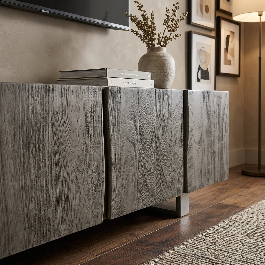W0127 - Solid Acacia Entertainment Unit