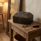 WB5 - Vintage Floral Wooden Box